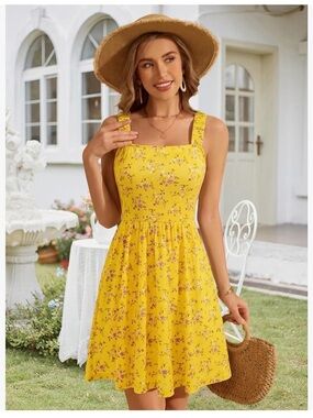 A22 HUHOT square neck pocket Sleeveless High waist Midi skirt NWT